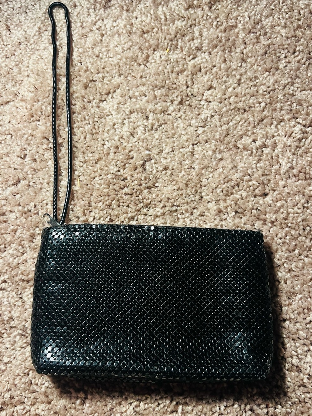 Black Sequin Wristlet Clutch - Women Bags